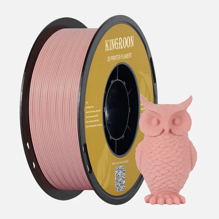 Kingroon PLA Filament 1,75 mm, PLA 3D-printerfilament dimensionsnøjagtighed +/- 0,03 mm, - Skin  PLa